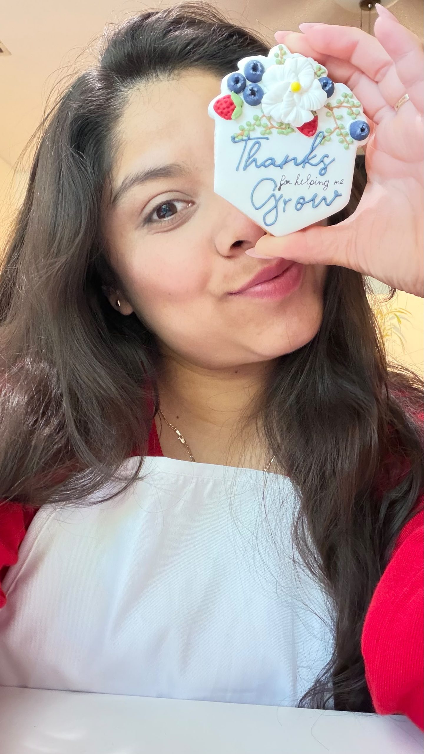 Berenice, founder of CraveMe by Berenice – Custom Cookies in Northwest Arkansas